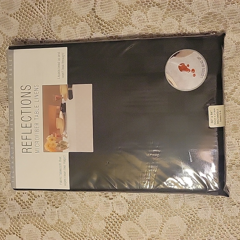 NEW! Reflections Microfiber Tablecloth